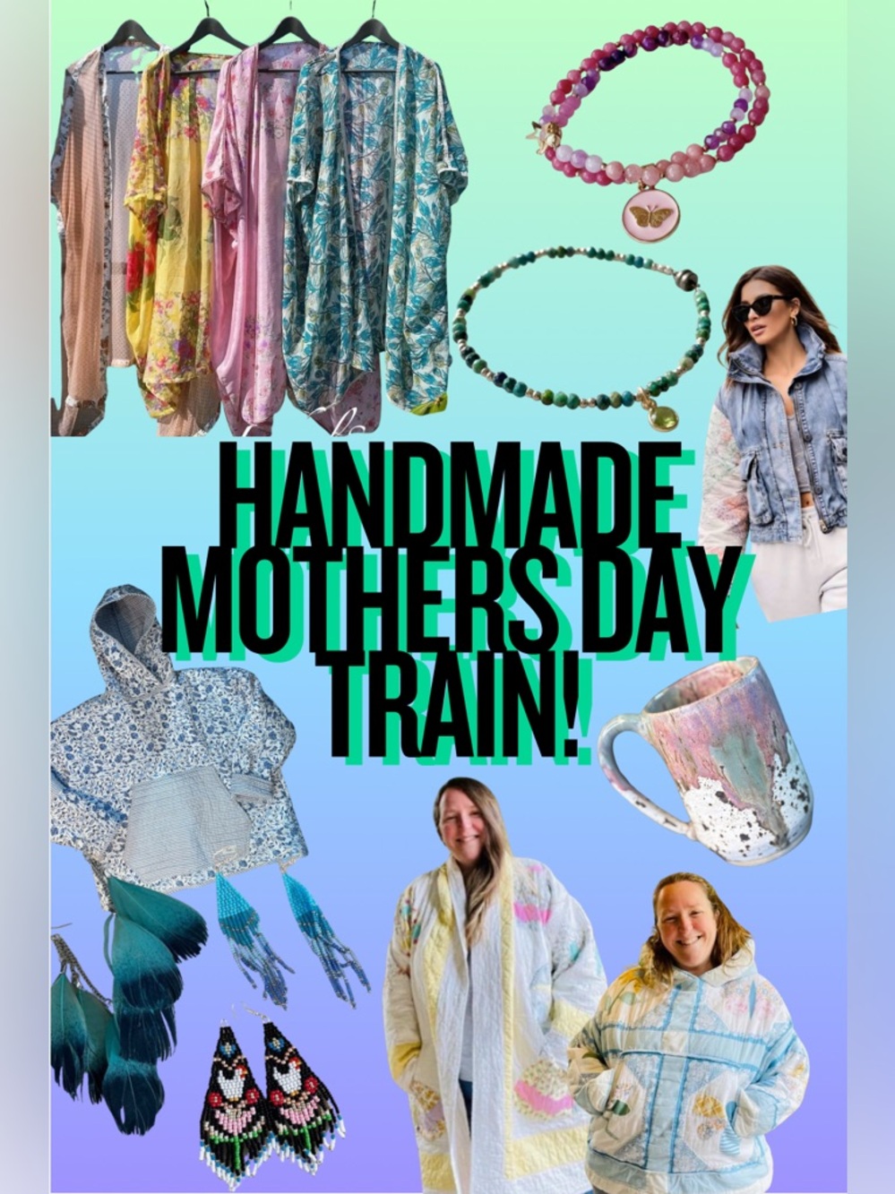 Handmade Mothers Day Train April 26th Notification! 🎉